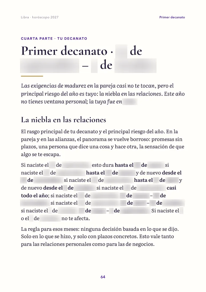 Página del libro: tu decanato (fechas difuminadas)
